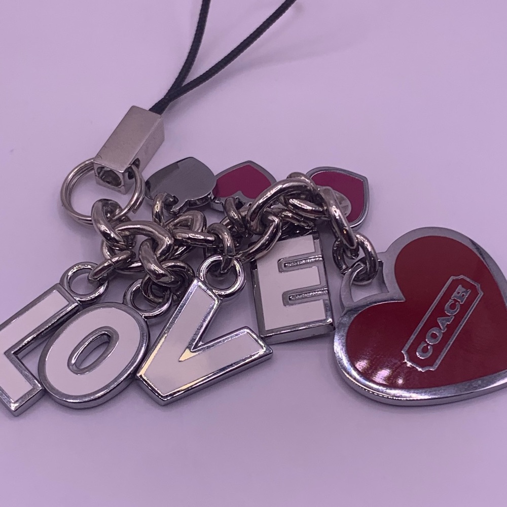 Coach Love Heart Lanyards